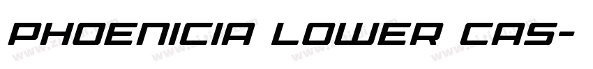 Phoenicia Lower Cas字体转换